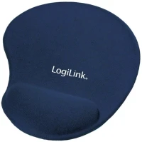 LogiLink Mouse pad with wrist rest Ergonomic Blue