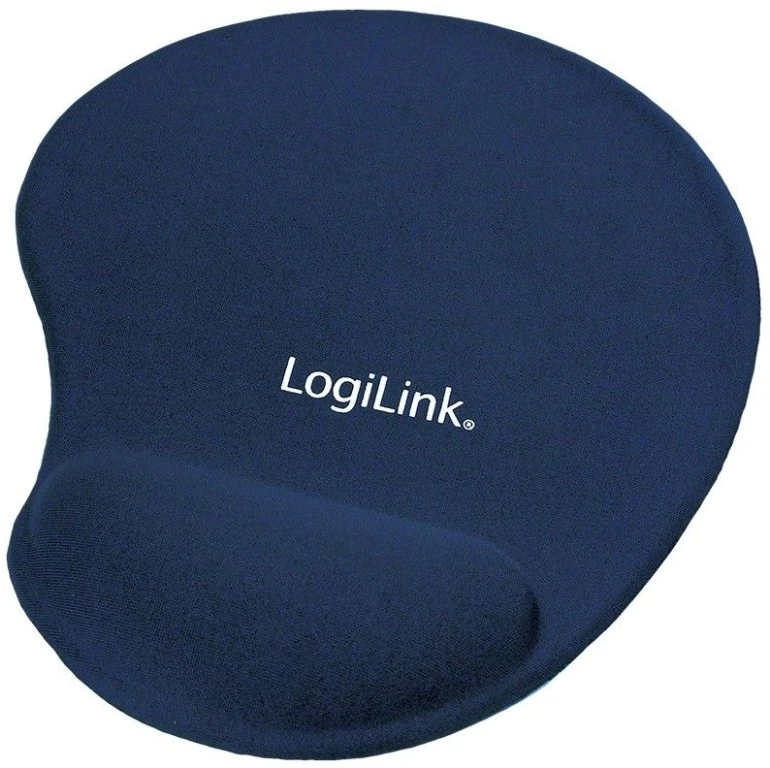 LogiLink Mouse pad with wrist rest Ergonomic Blue