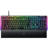 Razer BlackWidow V4 Full Size Wired Mechanical Green Switch Gaming Keyboard with Chroma RGB - Black
