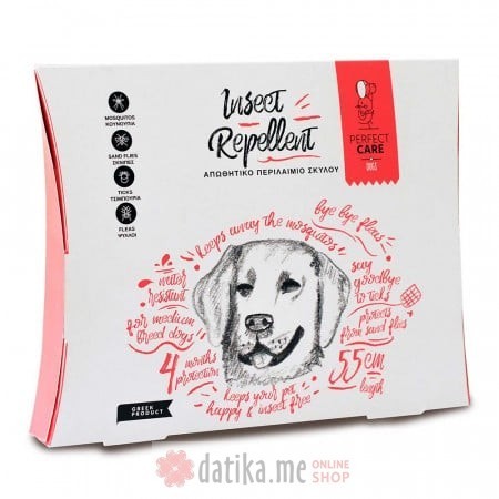 Ogrlica protiv buva, krpelja i komaraca 55cm - za pse