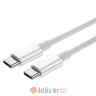 WIWU cable C008 USB-C - USB-C 1,2 m 100W white