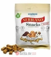 MEDITERRANEAN SERRANO SNACK DOG STENAD 12X100GR.