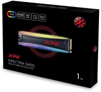A-DATA 1TB SPECTRIX S40G RGB SSD M.2 PCIe Gen3 x4 XPG, AS40G-1TT-C