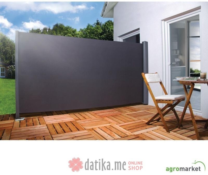 Green bay Tenda bočna 3 x 1.8 - siva