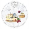 EASY LIFE DASKA ZA POSLUZIVANJE STAKLO 32cm LES FROMAGES