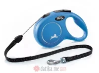 Flexi Povodac New Classic Small Cord 8M Blue