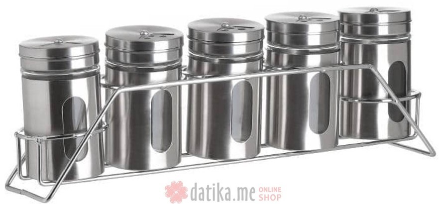 INART SET ZA ZACINE METALNI 29X6X9CM