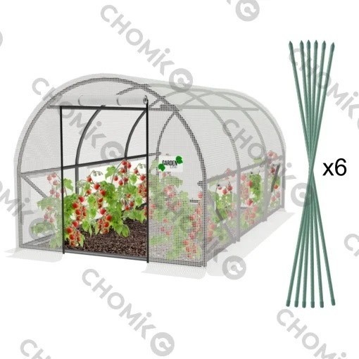 Chomik BAŠTENSKI PLASTENIK 3 SEGMENTA BIJELO 3 x 2 x 2 M 5569 Chomik BAŠTENSKI PLASTENIK 3 SEGMENTA BIJELO 3 x 2 x 2 M 5569