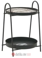 INART STO METAL SIDE TABLE BLACK 42Χ41Χ64