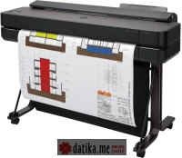 HP DesignJet T650 Large Format Wireless Plotter Printer - 36", with convenient 1-Click Printing (5HB10A)