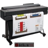 HP DesignJet T650 Large Format Wireless Plotter Printer - 36", with convenient 1-Click Printing (5HB10A)