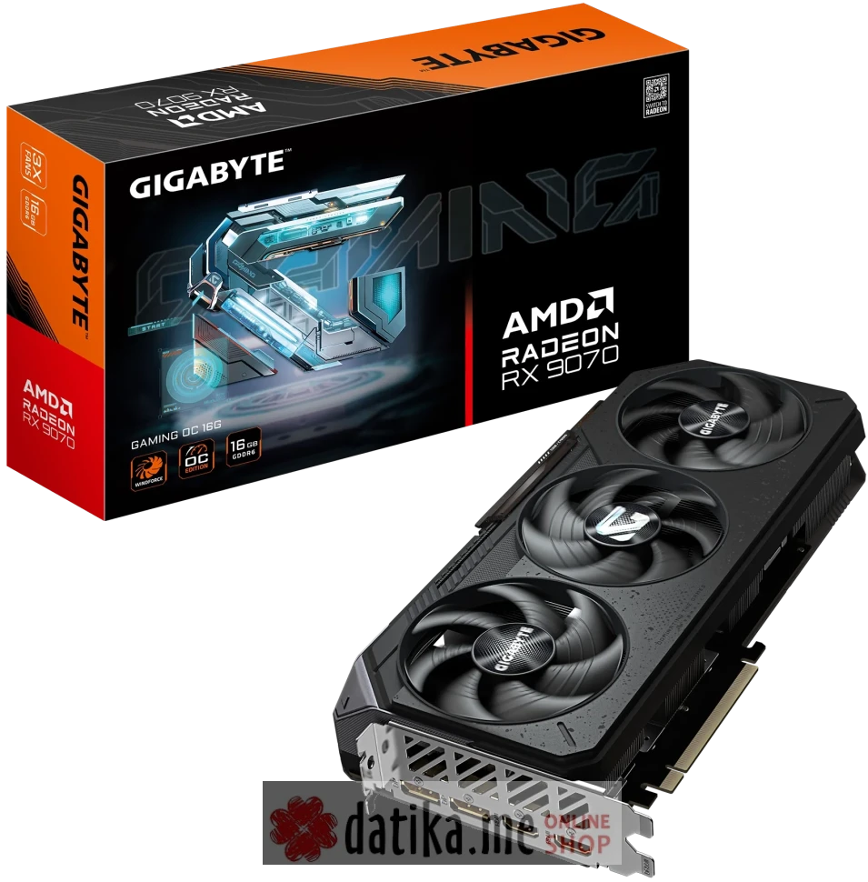 Gigabyte Radeon RX 9070 GAMING OC 16G, GV-R9070GAMING OC-16GD