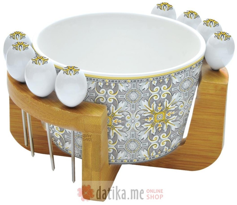 EASY LIFE SET ZA MASLINE MAIOLICA GREY