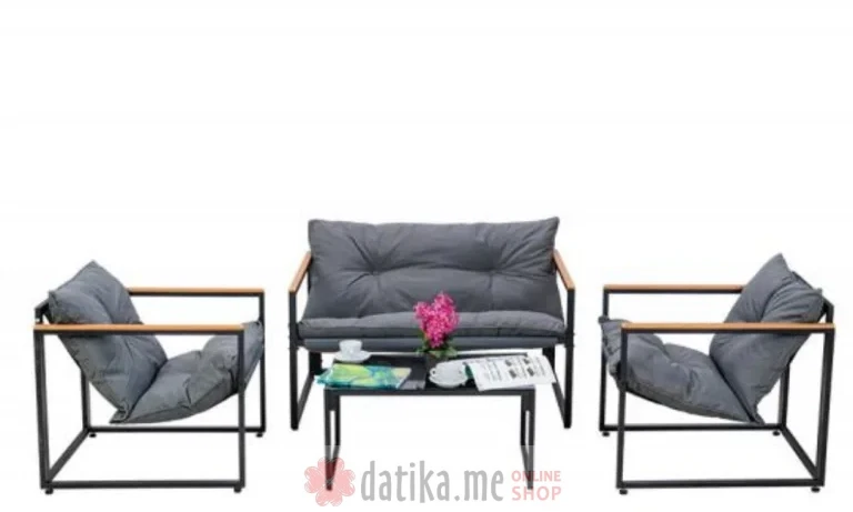 Green Bay Plato baštenski set sa jastucima