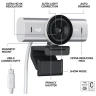 LOGITECH MX Brio 705 4K Webcam for Business, 8.5MP Sony STARVIS sensor