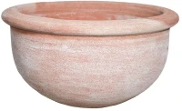 Saksija terakota Laboratorio San Rocco CIOTOLA SFERA Liscia Grande L61xH34cm
