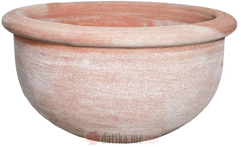 Saksija terakota Laboratorio San Rocco CIOTOLA SFERA Liscia Grande L61xH34cm