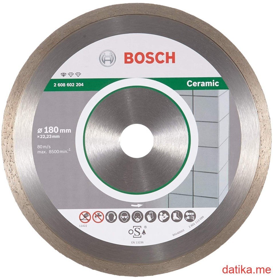 Bosch Dijamantna rezna ploča za keramiku 180x22,2x7mm в Черногории