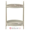 INART STO METAL SIDE TABLE CREME 42Χ41Χ64