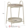 INART STO METAL SIDE TABLE CREME 42Χ41Χ64