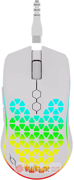 Aqirys Polaris Gaming mis, White 