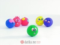 Beeztees IGRACKA ZA PSE GUMENA LOPTA ASORT 7cm