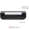 HP DesignJet T250 Large Format Compact Wireless Plotter Printer - 24", with Mobile Printing (5HB06A)