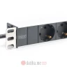 Digitus DN-95401 1U Aluminum PDU, 19" rackmountable, 8x safety outlet 16A, 4000W, 250VAC 50/60Hz