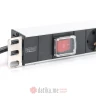Digitus DN-95401 1U Aluminum PDU, 19" rackmountable, 8x safety outlet 16A, 4000W, 250VAC 50/60Hz