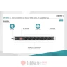 Digitus DN-95401 1U Aluminum PDU, 19" rackmountable, 8x safety outlet 16A, 4000W, 250VAC 50/60Hz