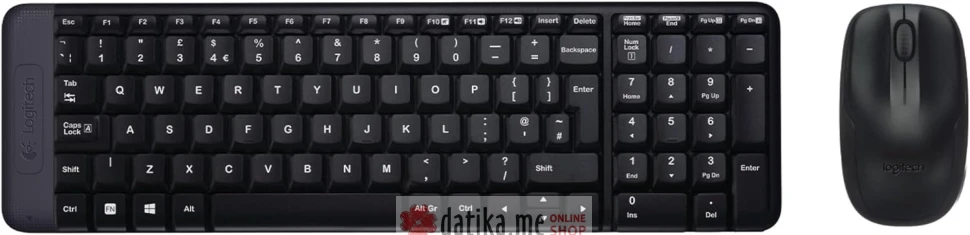 Logitech Desktop MK220 Wireless Combo - Bežična Tastatura + Miš, US layout