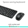 Logitech Desktop MK220 Wireless Combo - Bežična Tastatura + Miš, US layout