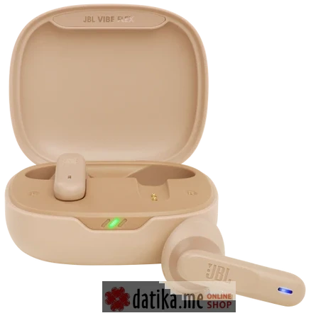 JBL VIBE FLEX Wireless In-Ear Headphones (Beige) в Черногории