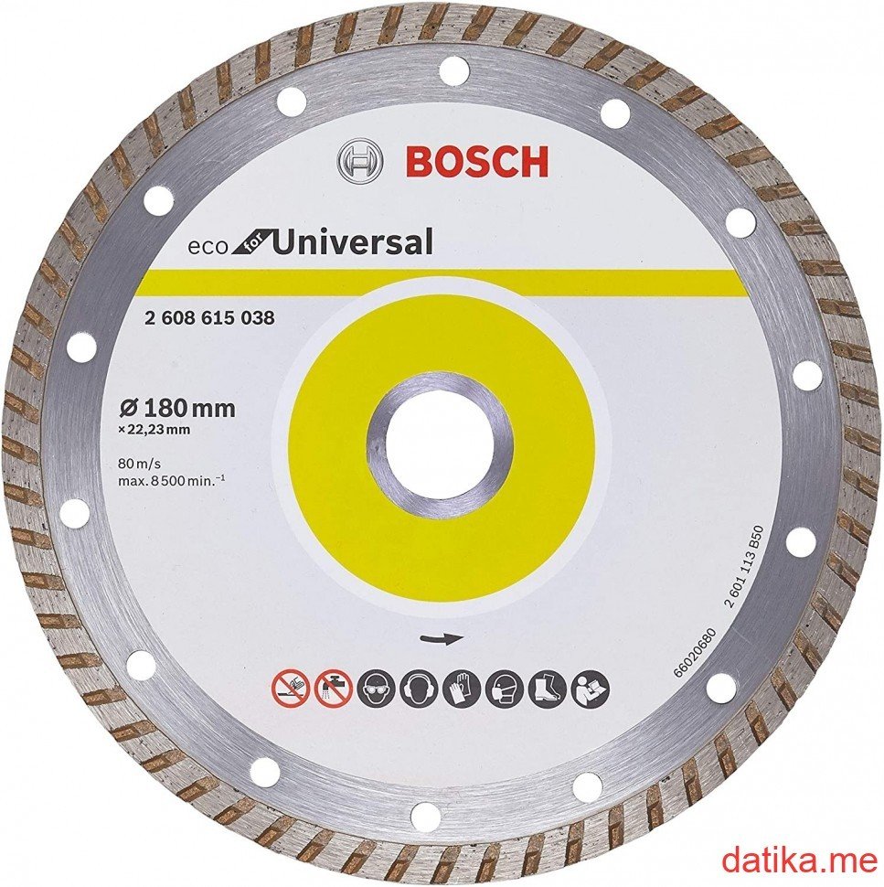 Bosch Dijamantna rezna ploča univerzalna turbo ECO 180x22.3mm 