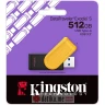 Kingston DataTraveler Exodia S 512GB  with swivel cap Hi-Speed USB 3.2 Gen 1 (Black/Yellow)