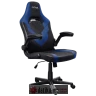 TRUST GXT 703B Riye Comfortable adjustable gaming chair,flip-up armrests,Max weight 140kg,Blue