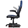 TRUST GXT 703B Riye Comfortable adjustable gaming chair,flip-up armrests,Max weight 140kg,Blue