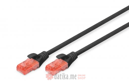 Digitus  CAT 6 U/UTP patch cord - LSZH 1m crni 