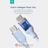 Devia - 1.2m (3A) USB-C to USB-C Silicone Cable - Black в Черногории