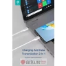 Devia - 1.2m (3A) USB-C to USB-C Silicone Cable - Black в Черногории