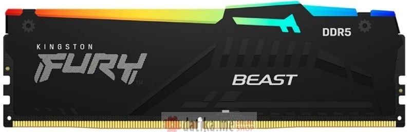 KINGSTON DIMM DDR5 32GB 6400MT/s KF564C32BBEA-32 FURY Beast Black RGB EXPO  в Черногории