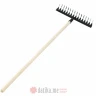 PAPILLON Grabulja metalna 16 zuba sa drvenim držalom 150cm