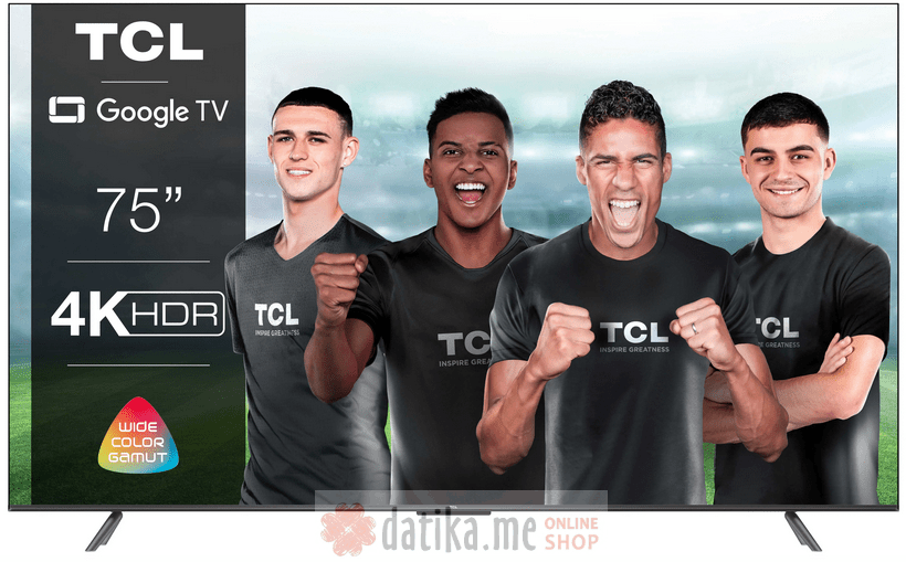 TCL 75P735 LED TV 75" 4K ​UHD, Google Smart TV​