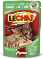 Monge LeChat Adult Prelivi Sa Govedinom I Povrćem 100gr 