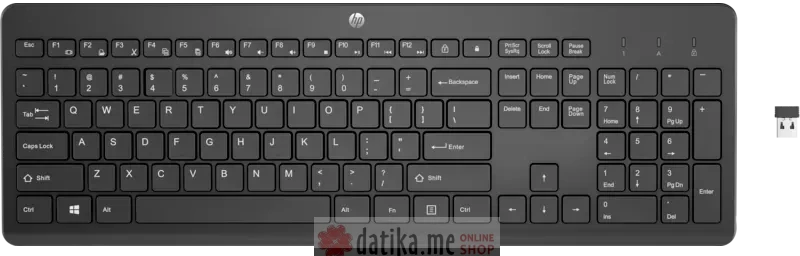 HP 3L1E7AA 230 Wireless Keyboard 