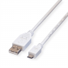  Rotronic USB 2.0 Cable, A - Micro B, M/M, 0.8 m 