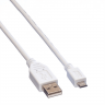  Rotronic USB 2.0 Cable, A - Micro B, M/M, 0.8 m 
