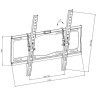 RAI-43 zidni nosač za LCD televizore od 32" do 65", do 50 kg