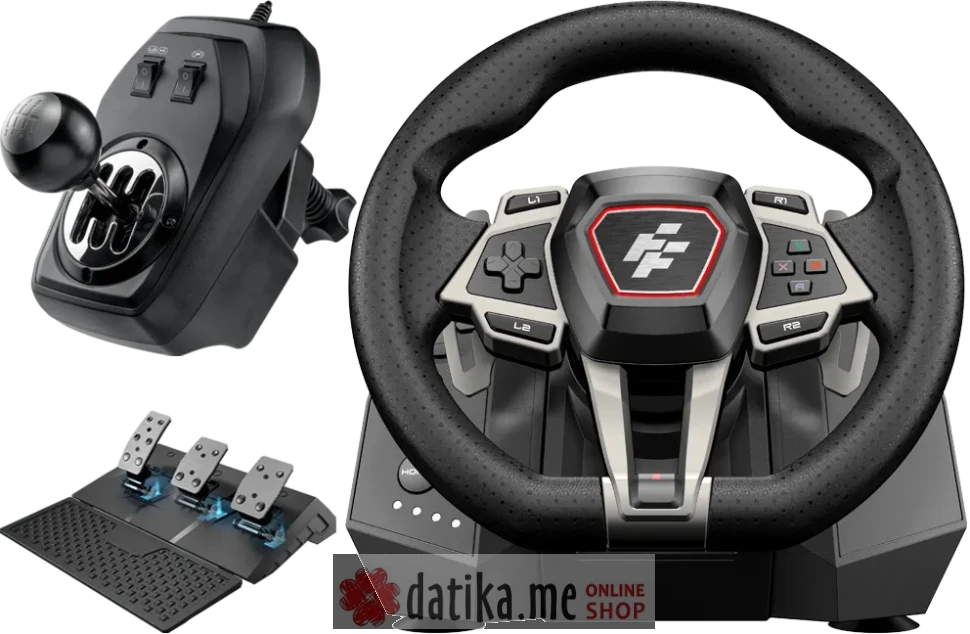 FLASHFIRE F107 IMOLA Volan Flashfire Imola F107 PS4 / PS3 / Nintendo Switch / PC sa 3 pedale + mjenjač