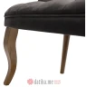 PAKKETO DVOSJED Loreta pakoworld velvet gray-charcoal 123x65x73cm
